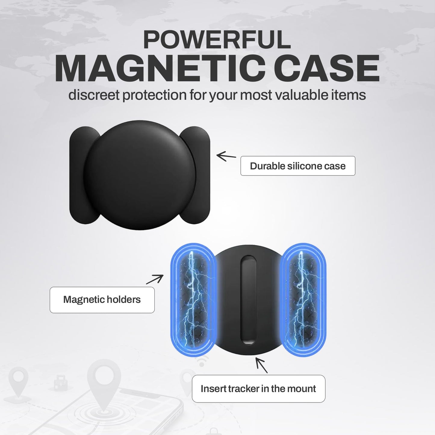Tracee™ 2.0 GPS Tracker + Premium Magnetic Case