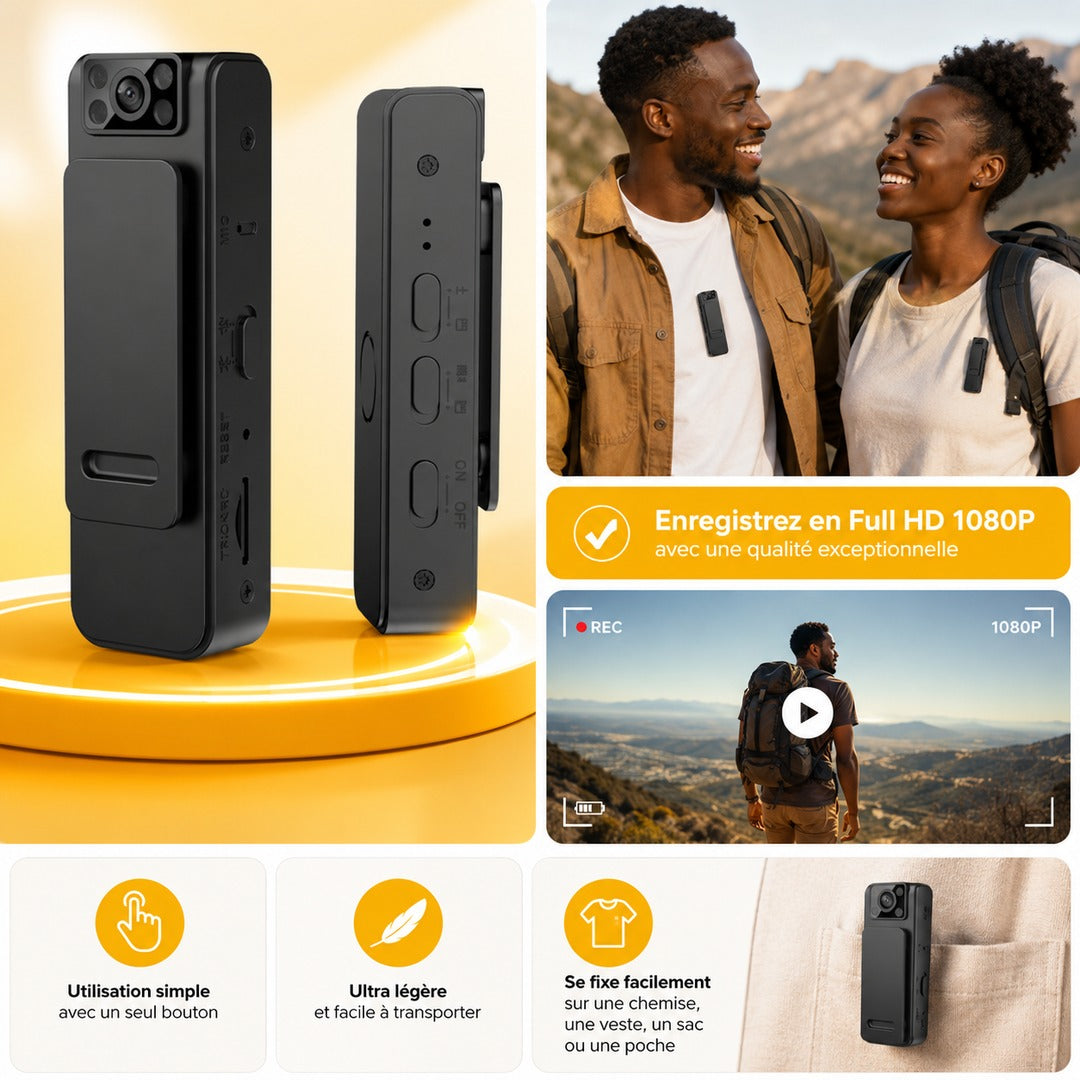 Mini Caméra D'enregistrement Vocal Et Vidéo